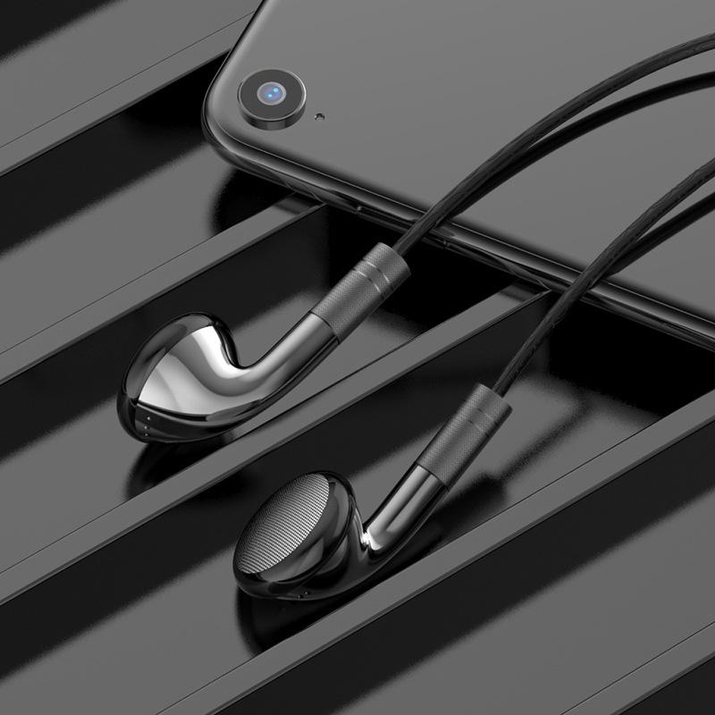 9D Surround Bass Wired Control Earphones 3.5mm In-Ear Headphones For IOS Earbuds with HD Mic Headsets Sports Gaming Handsfree