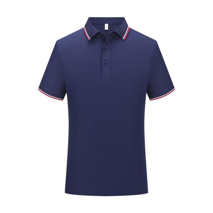 Polo Blouse Short-sleeved Relaxed Fit Summer Top Mens T-shirt Collared Clothes