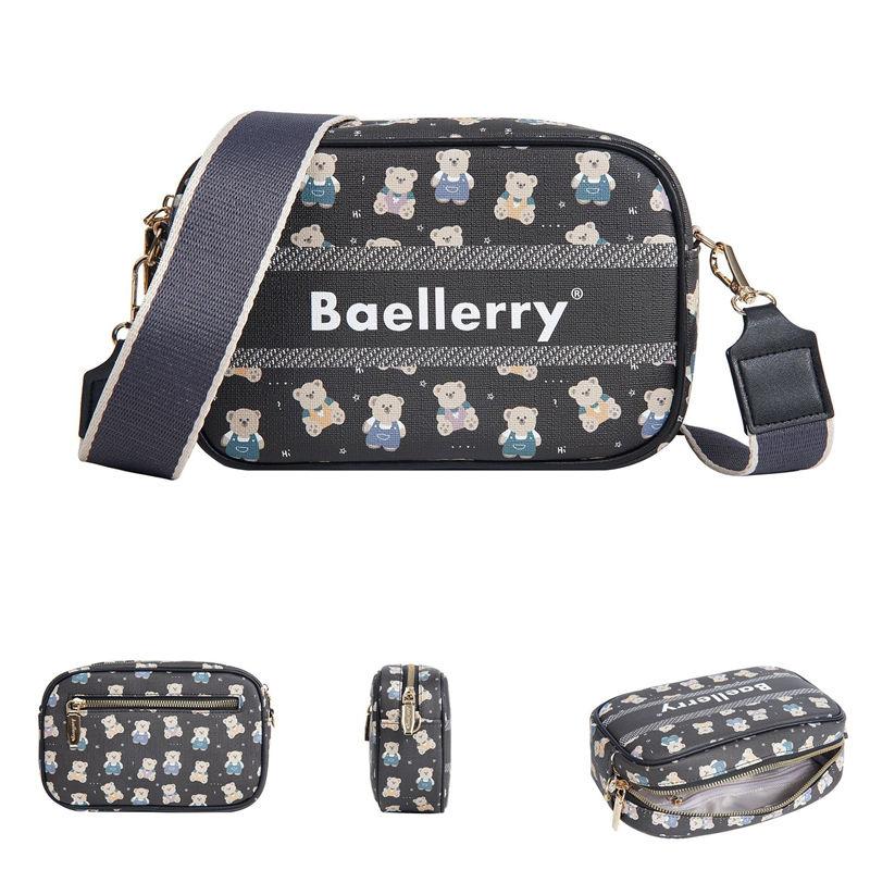 Baellerry Women Fashion Shoulder Bags Casual Zipper Phone Bag Cute Coin Purse Crossbody Messenger Bags
