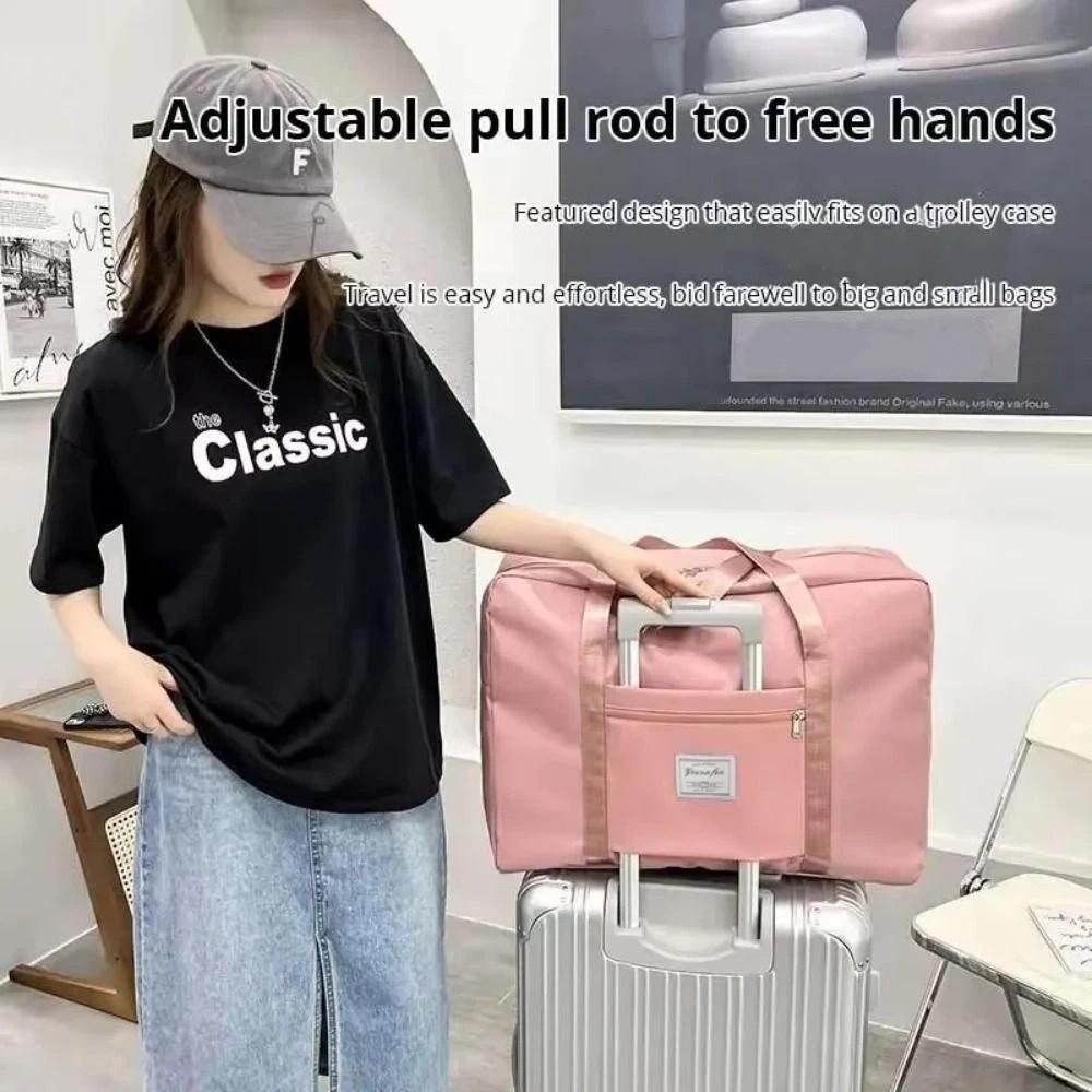 Große Kapazität Reisegepäcktasche Faltbare Reisehandtaschen Tragbare Reiseaufbewahrungstasche Kleidersack
