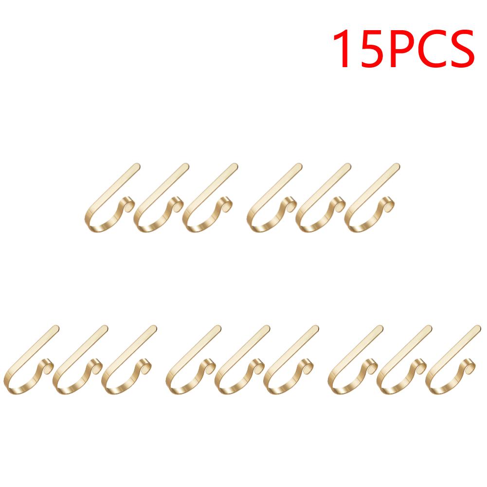 Stockings Hangers Metal Christmas Sock Hook Hanger Mantelpiece Xmas Stocking Clips Adjustable Party Christmas Supplies