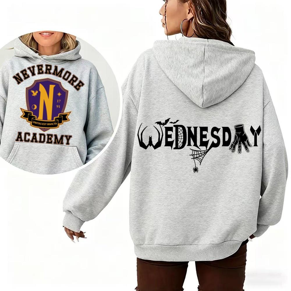 

Новое женское худи 2025 года, спортивная одежда с принтом логотипа колледжа Naifermor, повседневный универсальный топ XL