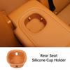 For Leapmotor C10 Center Console Cup Holder Silicone Mat Rear Seat Cup Pad Anti-slip Protective Interior Modification Accessory