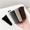 Women Ribbed Knitting Cotton Long Socks Autumn Winter Warm Fashion Solid Color Casual Breathable Knee High Stockings