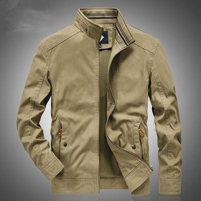 Casual Army Military Jacke Männer Plus Größe M-6XL Jaqueta Masculina Air Force One Frühling & Herbst Cargo Herren Stehkragen jacken Mantel