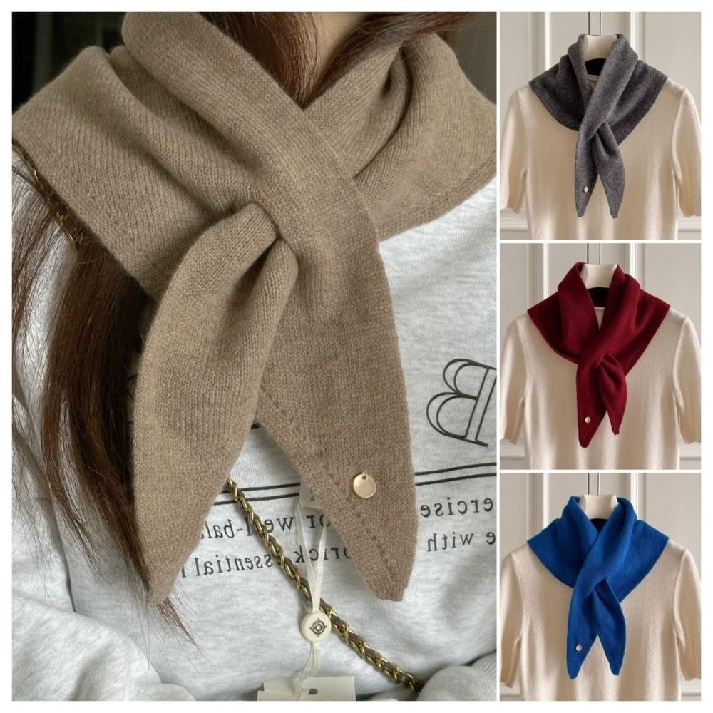 Soft Triangle Scarf Versatile Neck Kerchief New Wrap Shawl Autumn Winter