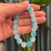 B90 Chinese Imitation Gradient Cute Plate Playing Bracelet Gradient Glass Bead Bracelet for Unisex Present DIY Jewelry Wholesale