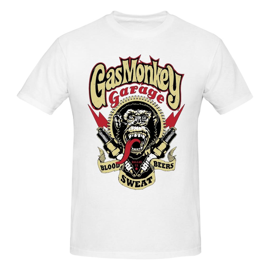 Piece Fast N Loud Novelty Cotton TShirt Monkey Garage Tees Tops For Unisex