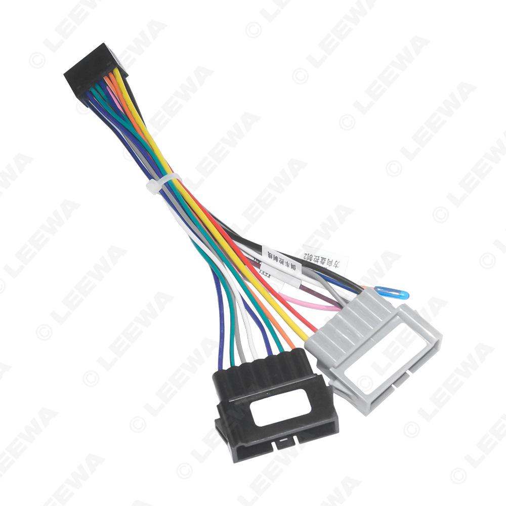 98-04 Jeep Grand Cherokee Android Navigační Obrazovka Napájecí Kabel Audio-Vizuální 16P Zadní Vodič.