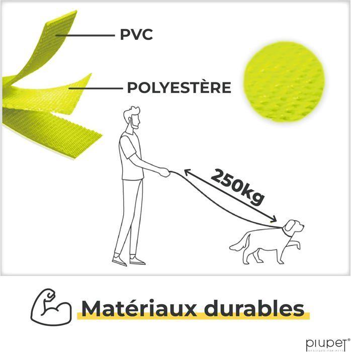 Longe pour chien - piupet - 10m - hydrofuge - confortable - mousqueton rotatif 360°