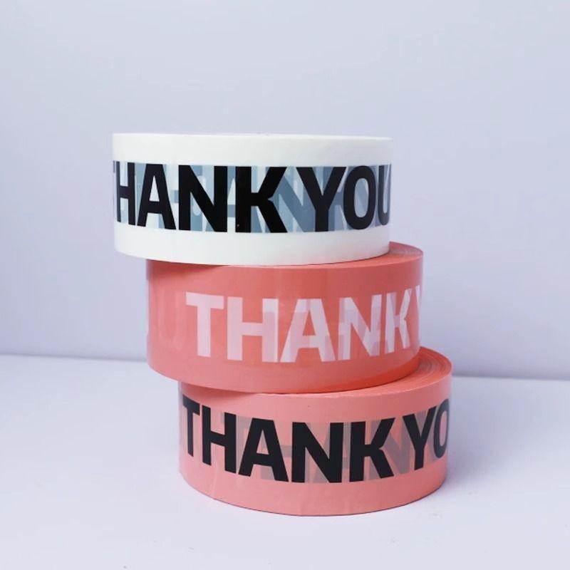 THANKYOU Printed Cartoon Packaging Tape - Express Sealing and Patterned Paper Tape