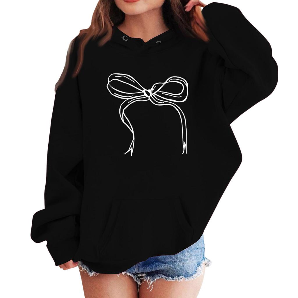 Sweatshirts For Teen Girls Hoodies Long Sleeve Drawstring Pullover Cute Oversized Hoodie