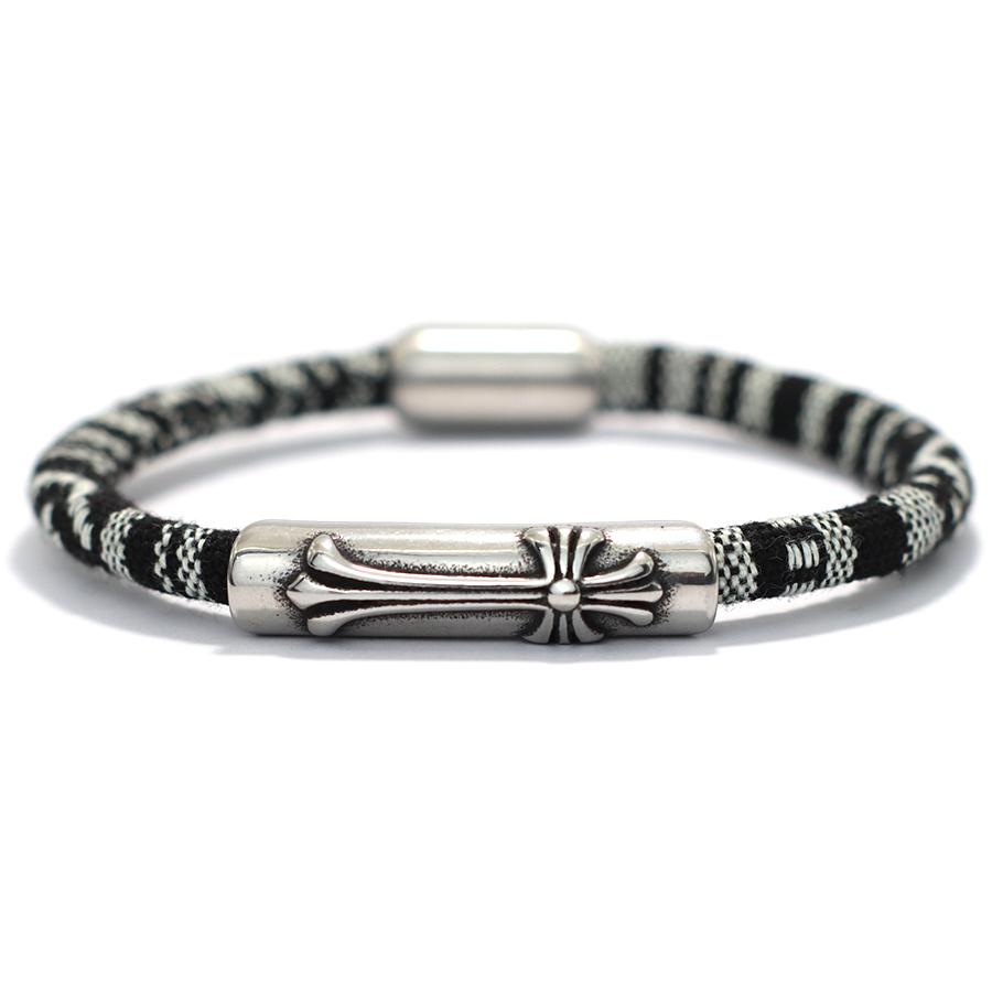 Brățară Cruce Gotică Brodată Față-Verso Stil Boho Etnic Multicolor Frânghie din Pânză Curcubeu Bijuterii Prietenie pentru Bărbați Femei