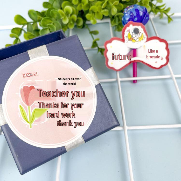 Creative Thank You Stickers for Teachers - 'You've Worked Hard' Souvenir Gift Set