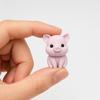 Cartoon Animal Ornament, Rabbit Fox Bear Shape Desk Ornament, Mini Size Desktop Decoration for Home Office