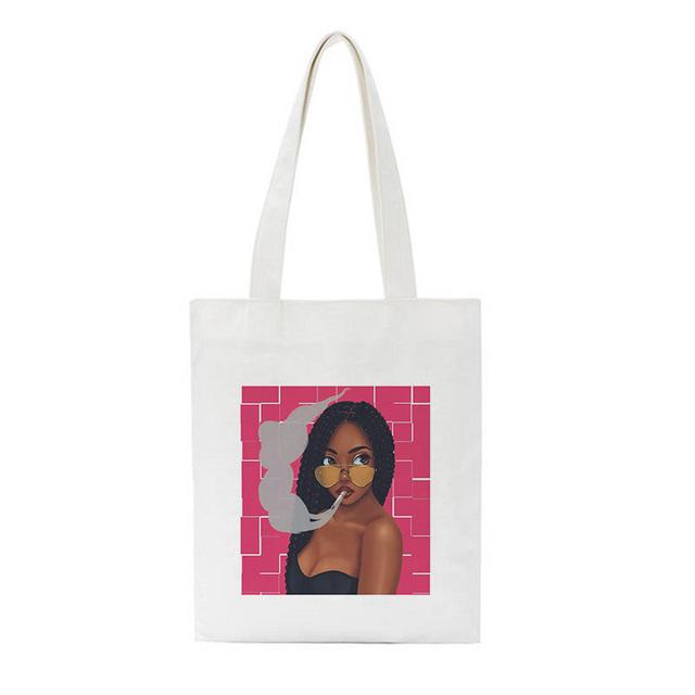 Sexy Explosion Head Fashion Girl Crossbody Bag 2020 New Shoulder Canvas Bags Casual Large Handbag Cartoon Retro Women Bag Purse
