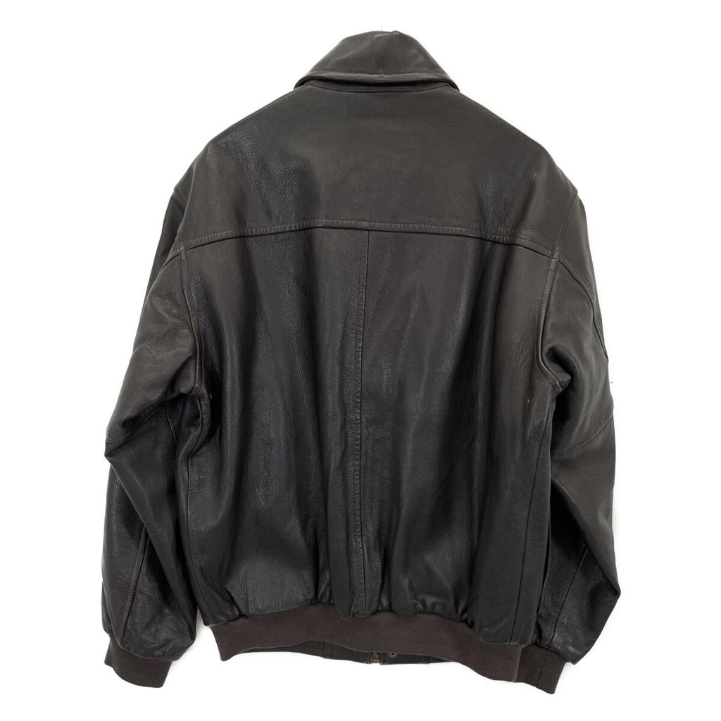 LLBean Turkey Brown Leather A-2 Flight Jacket Jacket BrownUsed