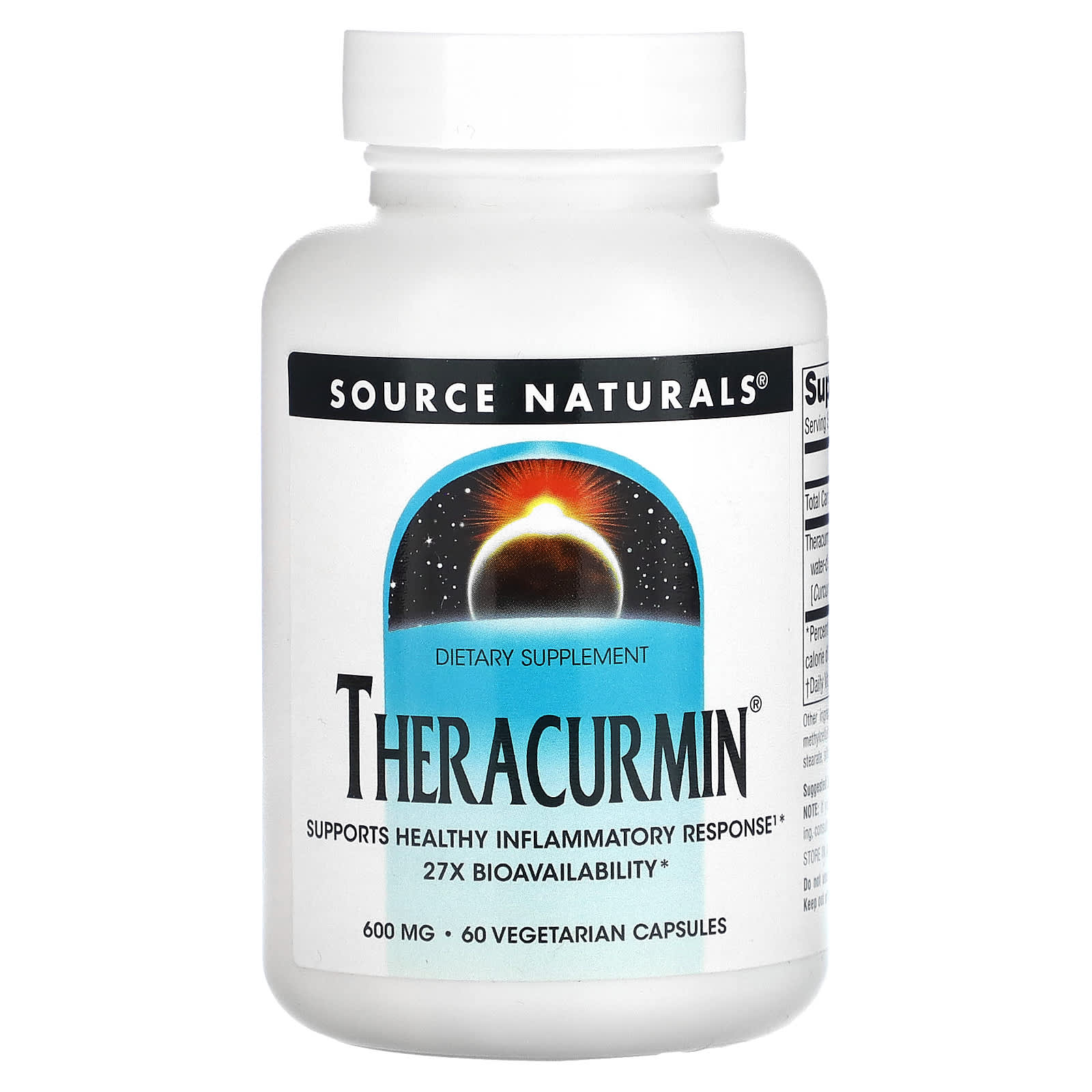 

Source Naturals, Theracurmin, 600mg, 60 Veggie Capsules