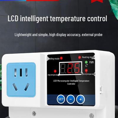 Smart Digital Thermostat Socket with Adjustable Temperature Control and Automatic Switch for Boilers