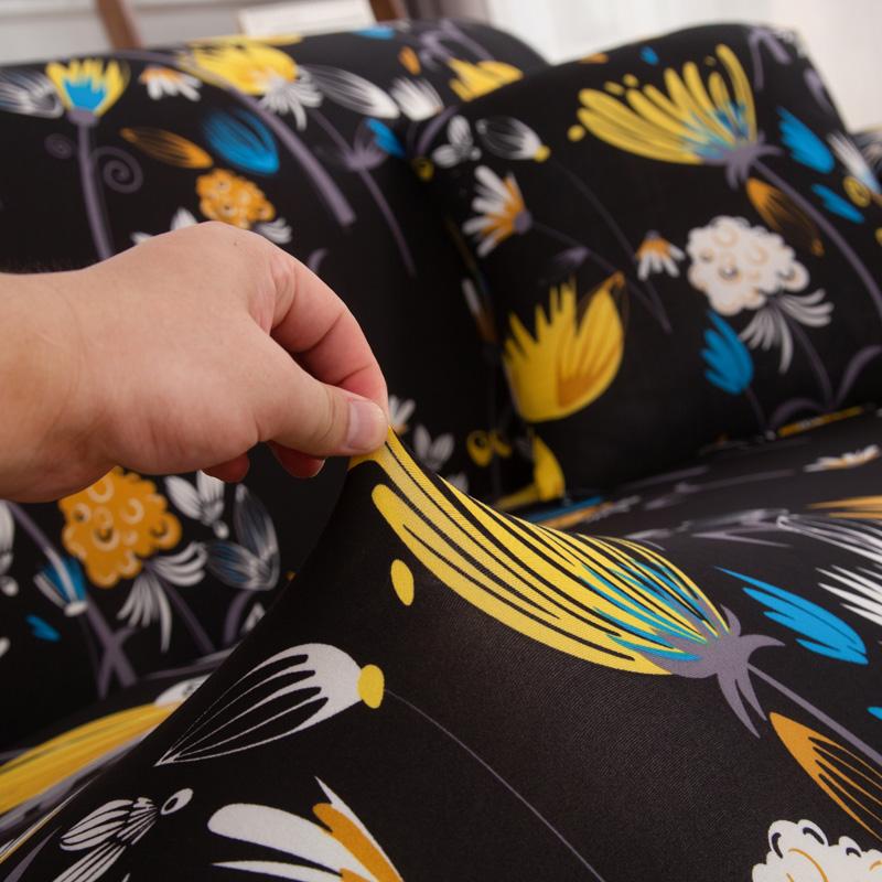 Printed Sofa Cover Stretch Couch Covers Loveseat Slipcovers for 2 Seater Cushion Couch Washable Living Room Furniture Protector