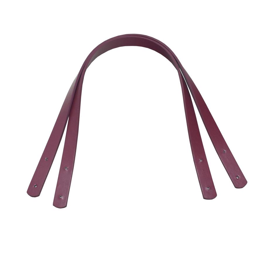 2pcs/Pair 60cm PU Leather Bag Strap Handle Shoulder Bag Belt Band for Women Handbag Handmade DIY Accessories With Rivets KZ0007