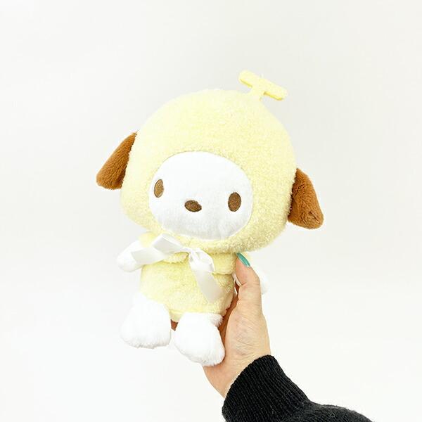 Sanrio Pochacco Pastel Fruit Cape Plush S Interior Green