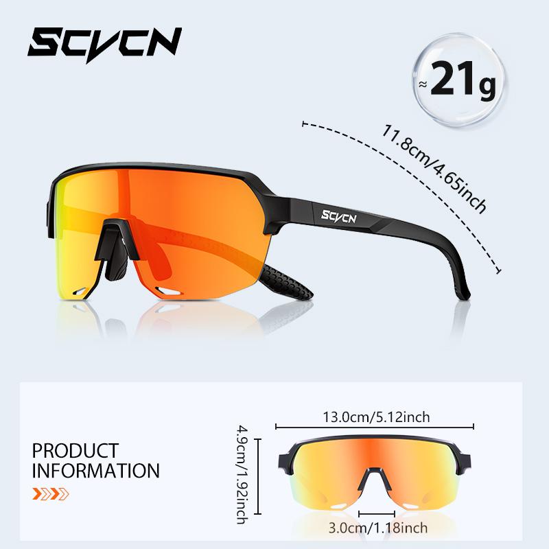 SCVCN Kids Sports Cycling Sunglasses Boys Girls Outdoor Bike Eyewear Child Camping Goggles MTB Fishing Bicycle Glasses UV400