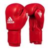 Adidas Aiba Zertifizierte Echte Leder Boxhandschuhe Rot 12oz