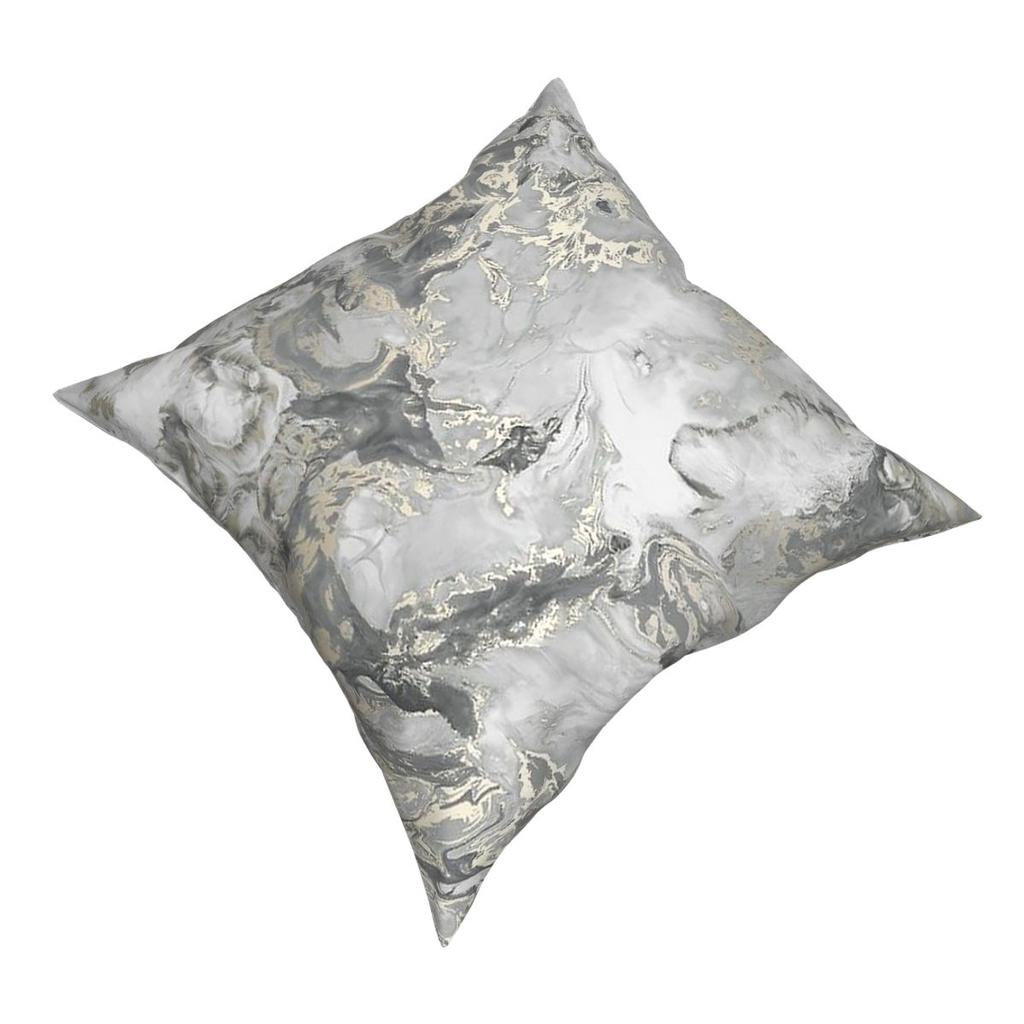 Marble Gray Silver Gold Pillowcover Home Decorative Modern Marbled Texture Cushion Cover Throw Pillow for Living Room Polyester