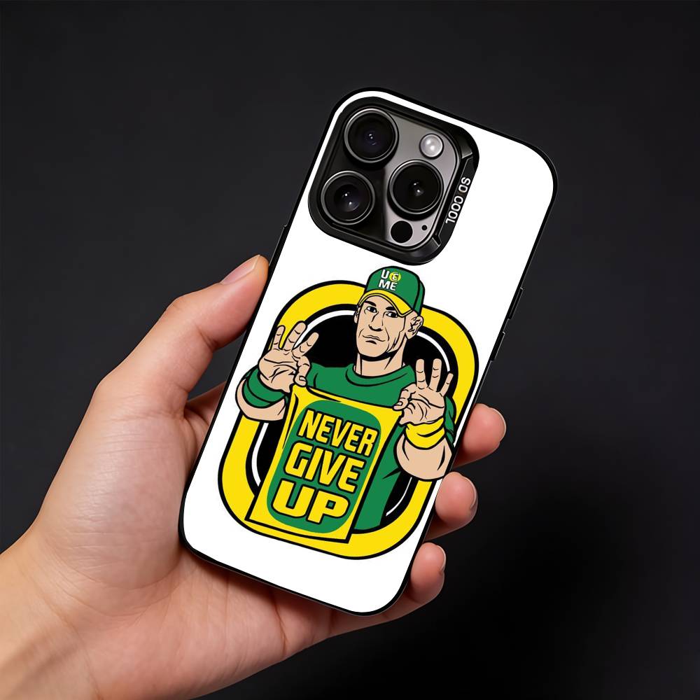 J-John Cena Wrestler Phone Case For iPhone17, 16,15,14,13,12 Pro Max Black Candy Matte Shockproof Cover iPhone13PROMAX