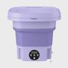 Compact Folding Washing Machine for Dorms & Baby Clothes