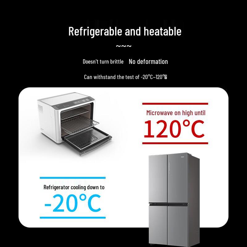 Disposable Microwaveable Food Containers with Lids