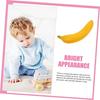 MUSISALY Fake Banana, Fake Fruit Sample, Sandbox, Fake Fruit Banana, Hand Percussion Toy, Fruit Toy, Looks Like a Model, Decoration