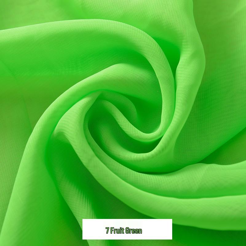 Solid Color Georgette Chiffon Dance Dress Lining Fabric