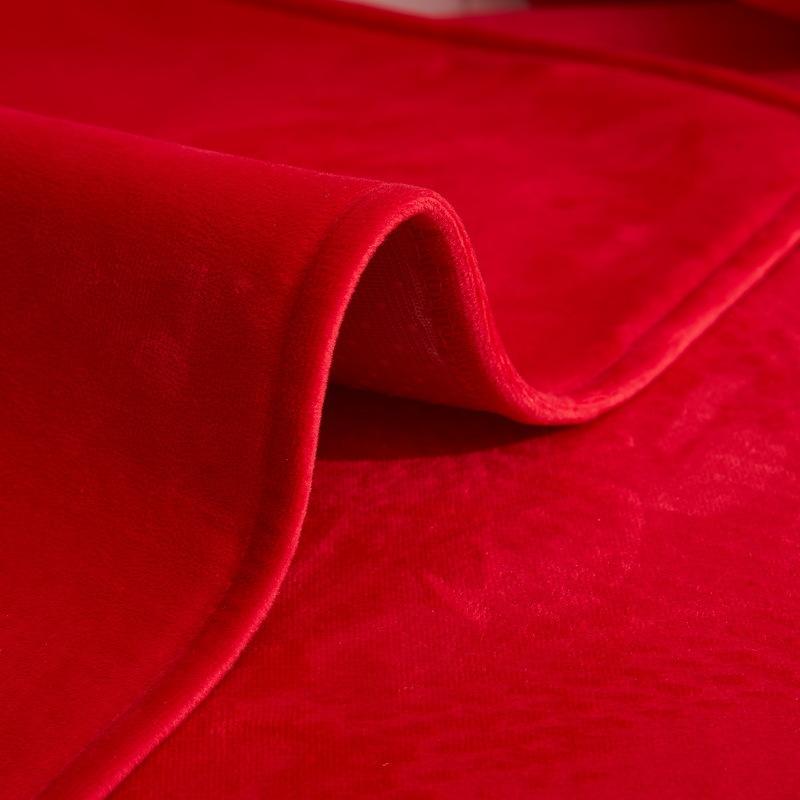 Festive Bright Red Sofa Cushion for All Seasons, Wedding Room Decoration and Layout Cover, Wedding Non-slip Cover