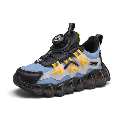 Rotation Shoelace Kid's Autumn Winter Spring Sport Casual Sneakers Waterproof Boys Girls Child's Students Walking Running Shoes