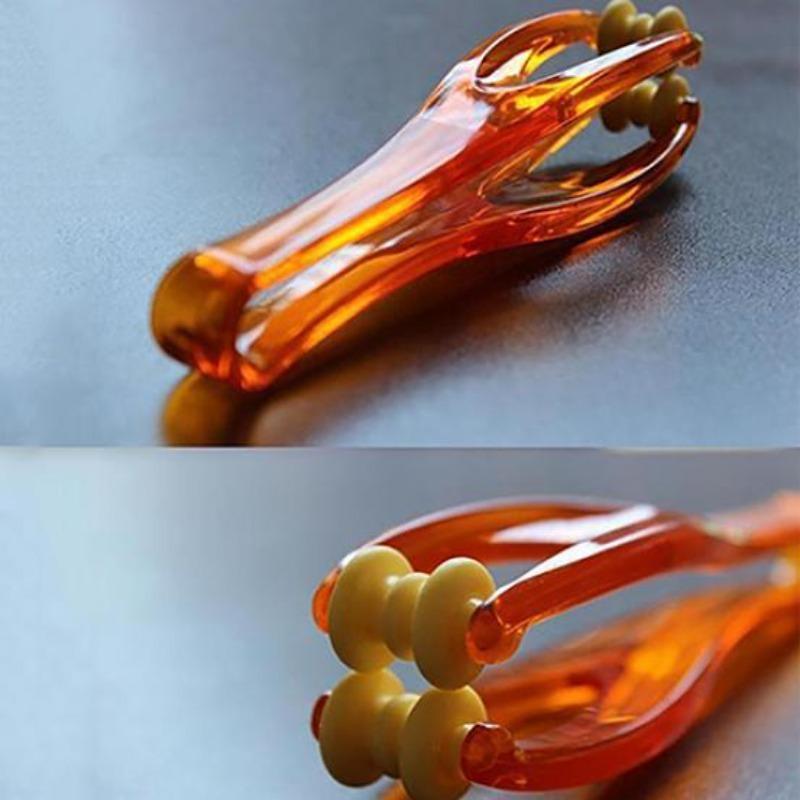 Finger Joint Hand Massager 2-Rollers Handheld Massager Blood Circulation Tool