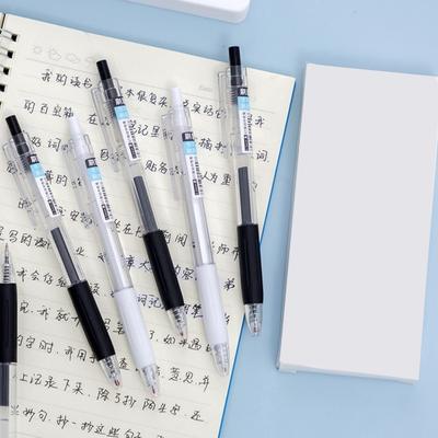 6 Stück Ausziehbare Gelstifte 0,5 mm Feine Spitze Stift Geschmeidiger Schreibstift für Prüfungen Schüler Schnelltrocknende Tinte Kein Überspringen Schulbürobedarf