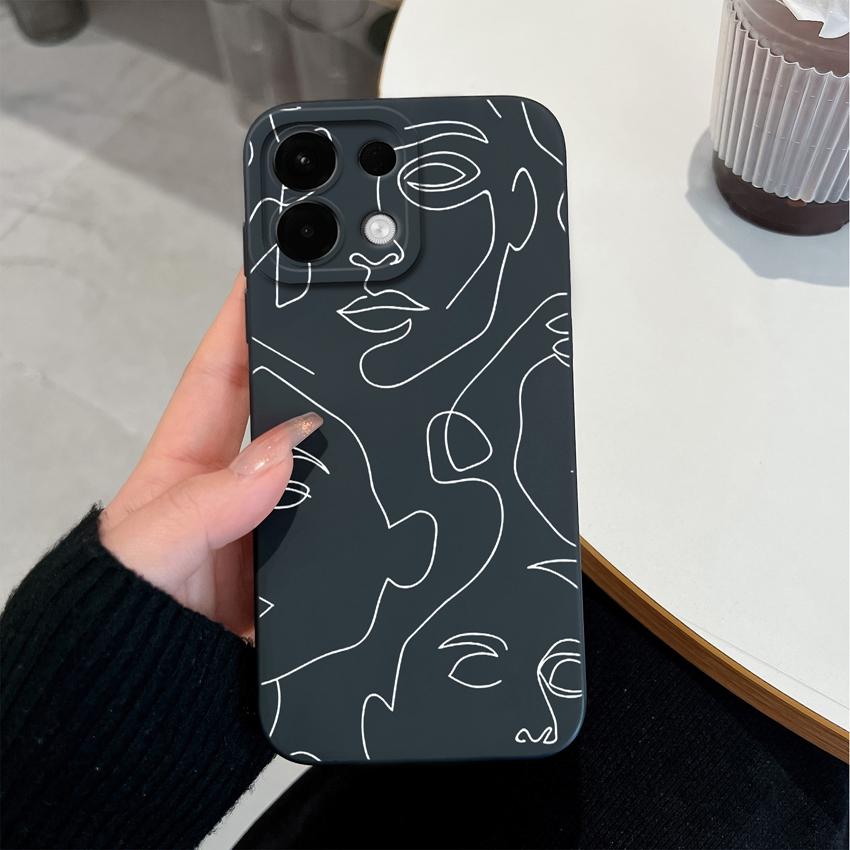 For Oppo Realme 7 10 8 9 5 6 Pro Plus A5 A5X K12 Case Beautiful High Mountain Pattern Liquid Silicone Top Quality Anti Fingerprint Shell For Oppo Capa