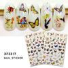 13pcs Nail Art Sticker Self Adhesive Nail Decoration DIY Manicure Decals Tool