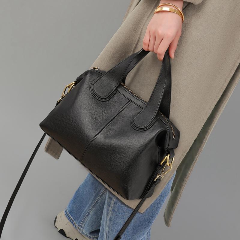 Viney Retro Style Leather Handbag Crossbody Bag