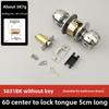 Stainless Steel and Wood Bathroom Door Knob Lock 5831