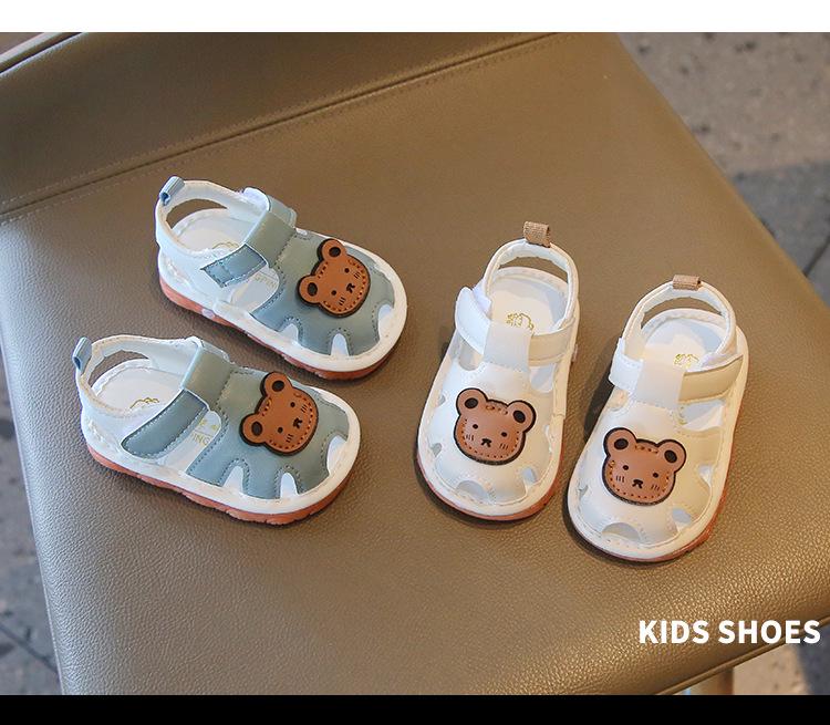 Sandale de vară pentru bebeluși: Pantofi cu Talpă Moale, Antiderapanți, Anti-Lovire pentru Bebeluși 0-12 Luni