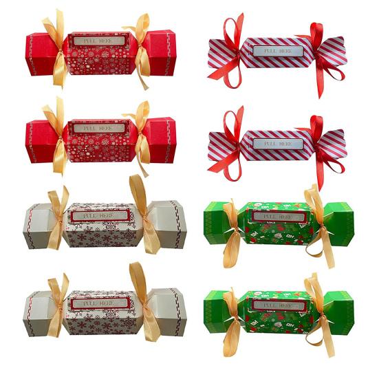 8 Pcs Candy Christmas Money Pull Pouch DIY Surprise Pull Out Money Gift Holder for Kids Adults Christmas Party Money Box for Cash Pull