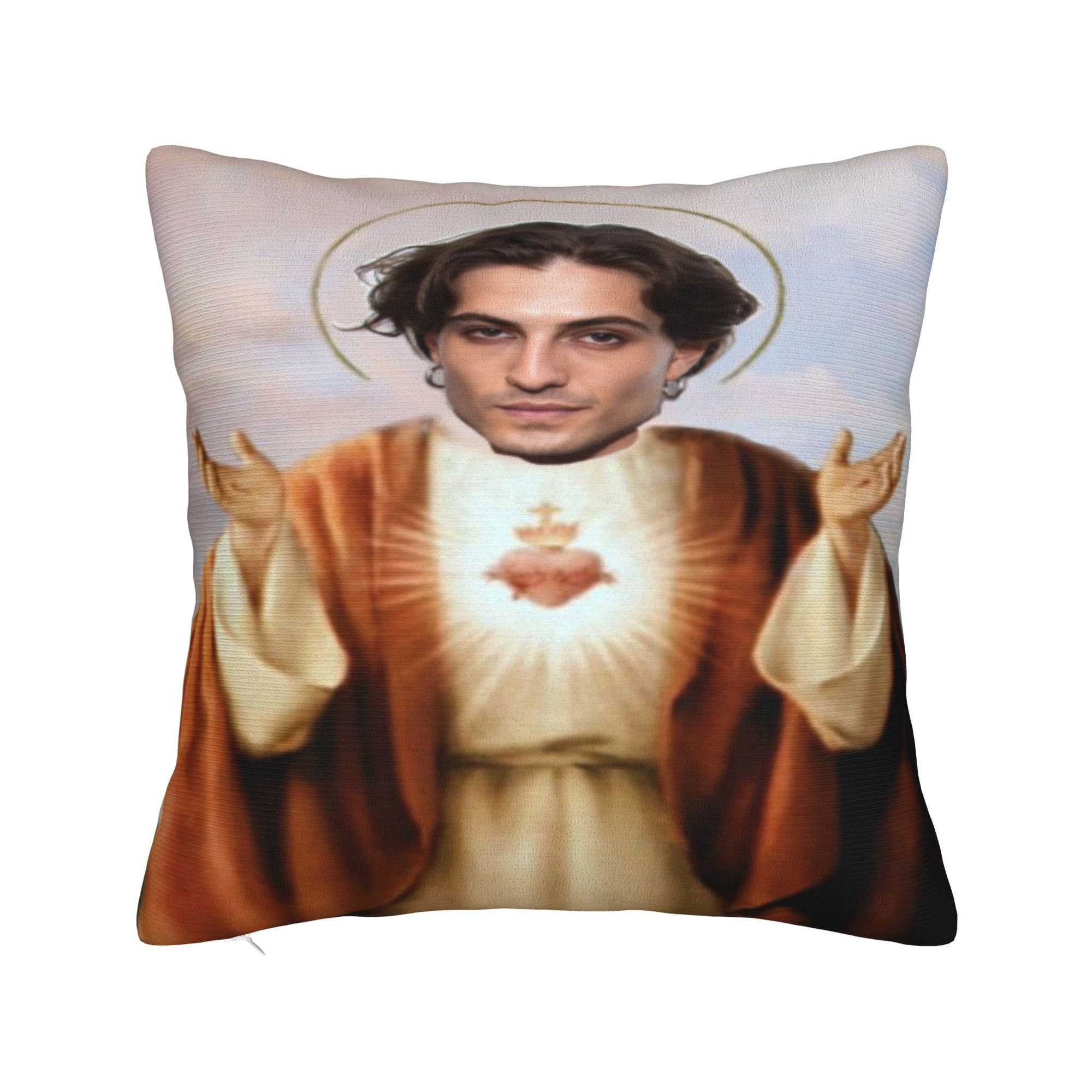 

Soft and Sweet Home Damiano David rock singer fan gift Decoration Pillowcase Merch Pillow Cover Square Multi-Size 12x12in 30X30cm