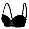 Sexy Lace Smooth Fabric Push-Up Underwire Bra with Anti-Sagging Side Support