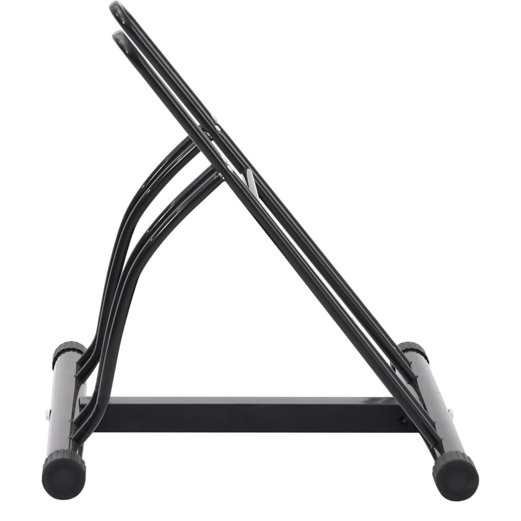 Vidaxl 2-Bike Stand, Freestanding, Galvanized Steel
