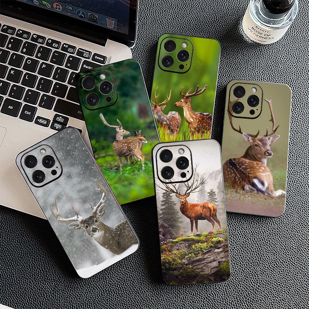 Cover for Samsung Galaxy S10 S8 S9 Plus A33 A34 A31 70 A71 A72 Note 20 9 8 S10E Casing Phone Case Forest Deer Hunting buck