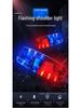 LED Red Blue Flashing Shoulder Light for Security Patrol