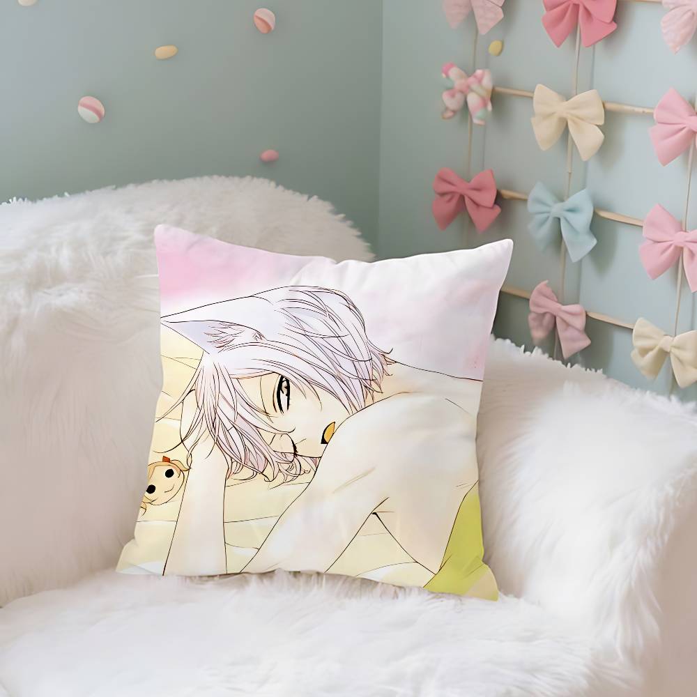 Anime KKamisama KissS Case Plush Fabric Soft Pillowcase Double Sided Print Cushion Cover Household Gifts